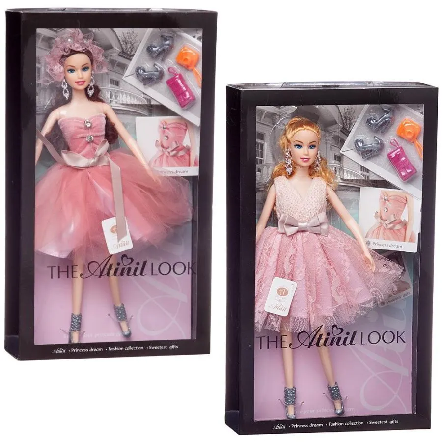 Кукла "Atinil. Модный показ" в розовом платье, с аксессуарами, 2 вида, 28 см